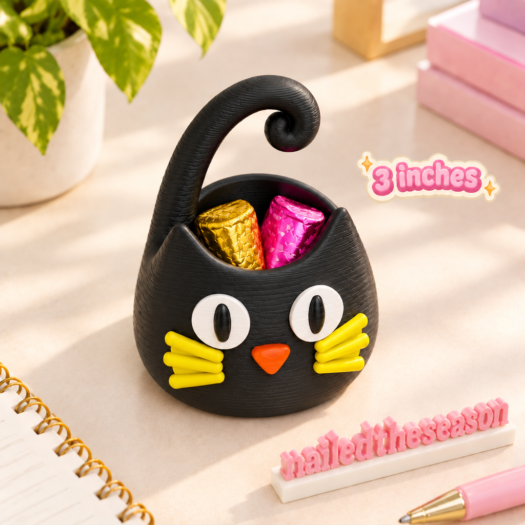 Black cat jar halloween