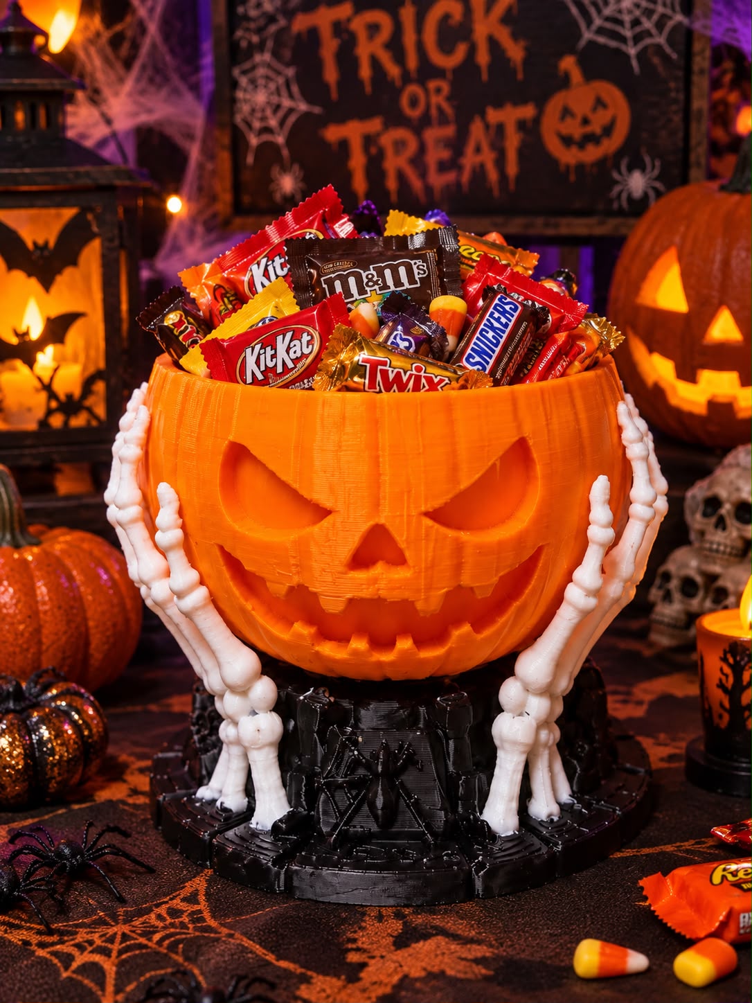 Pumpkin Candy Jar