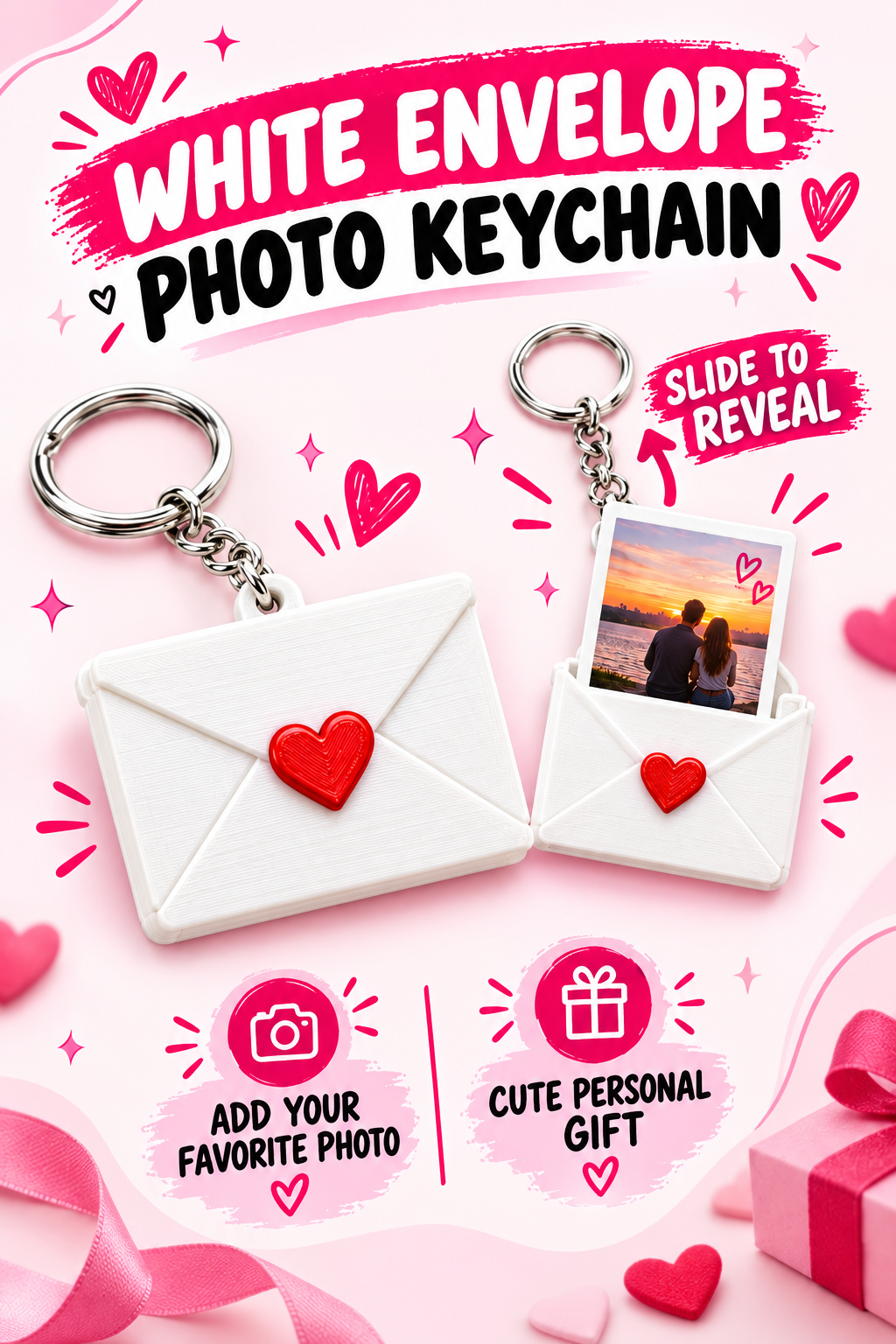 Love Letter keychain frame