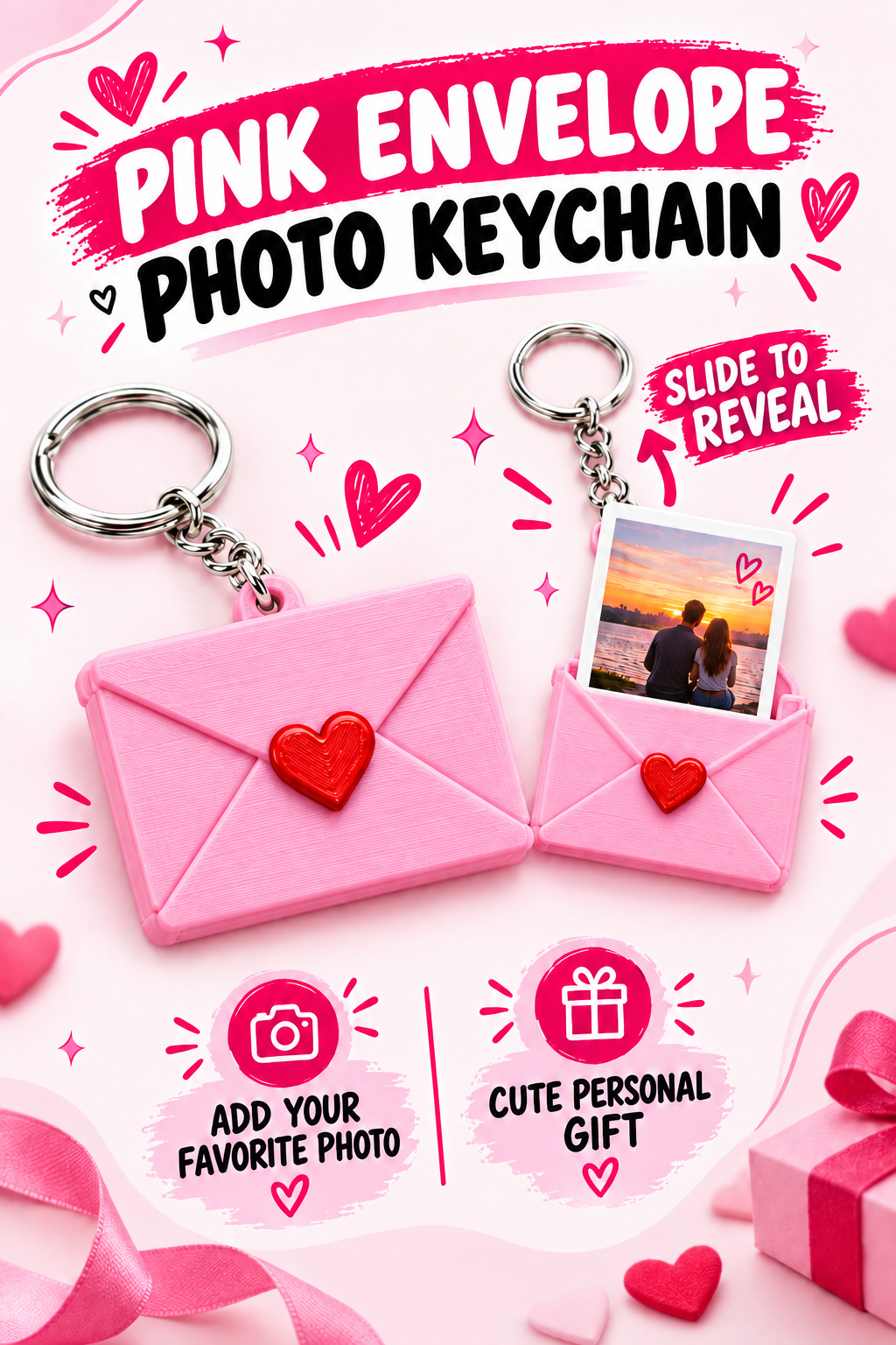Love Letter keychain frame
