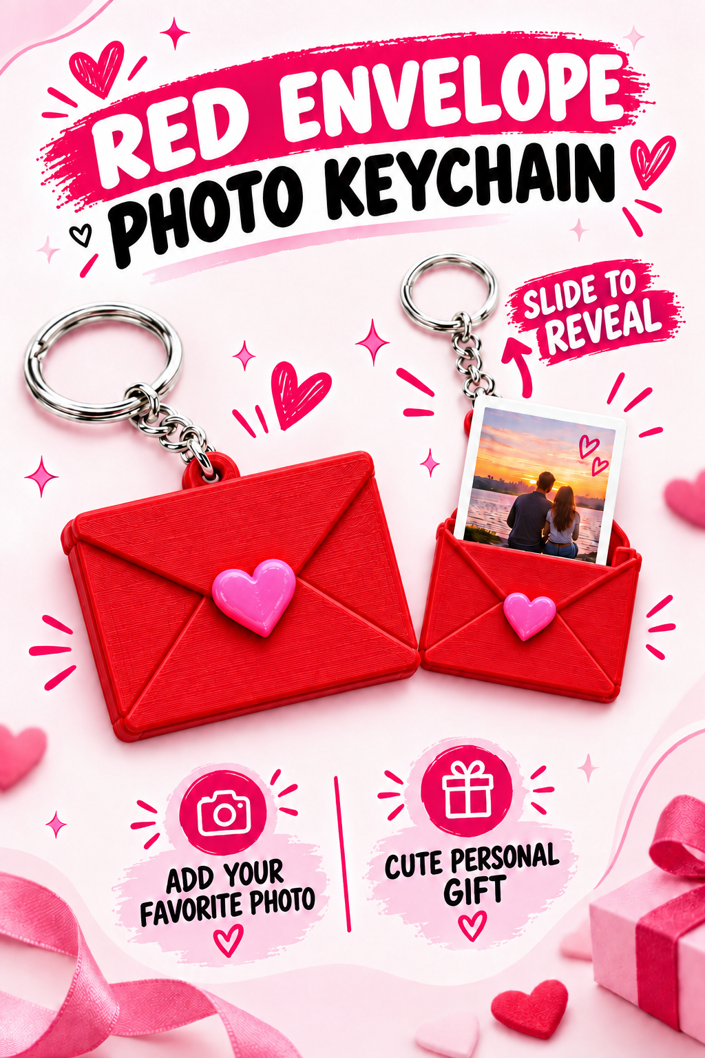 Love Letter keychain frame