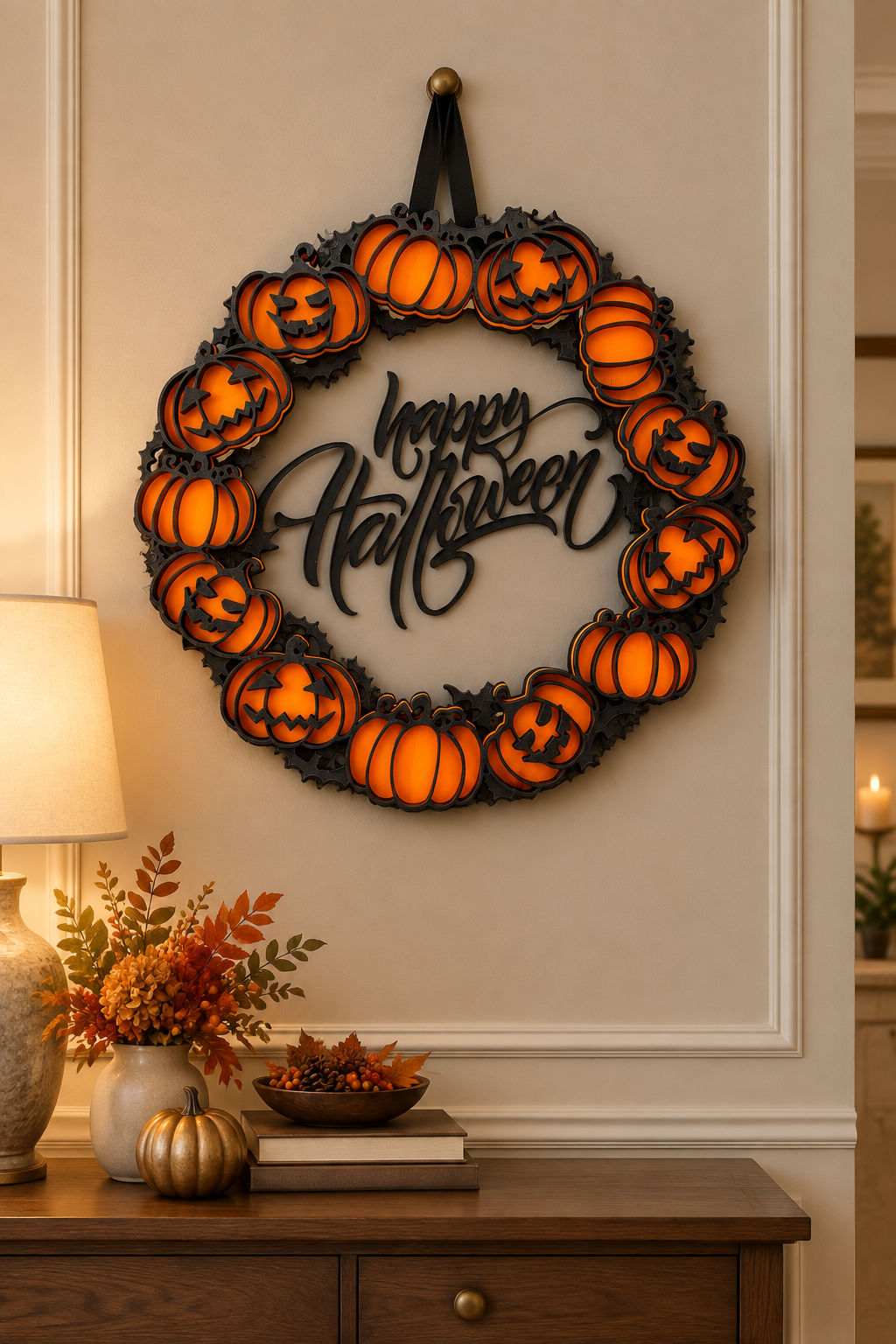 Halloween decoration Wreath