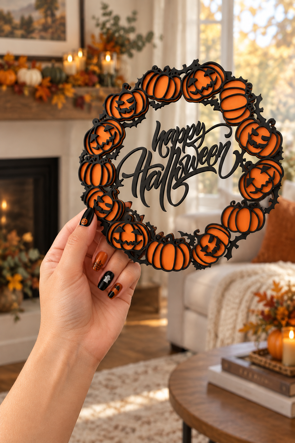 Halloween decoration Wreath