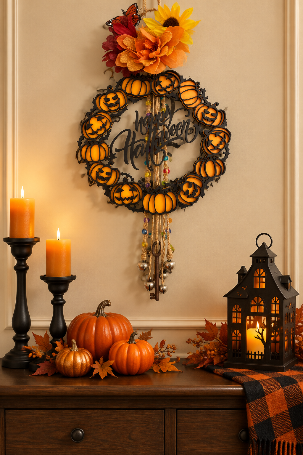 Halloween decoration Wreath