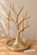 Tree branch jewelry stand